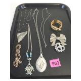 SNAKE BRACELET GOLD TONE PENDANT NECKLACES LARGE