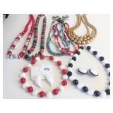 ASSORTED BEADED NECKLACES NECKLACE EARRING SETS