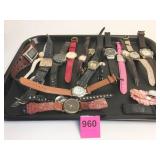GROUP OF WRISTWATCHES LADIES MEN