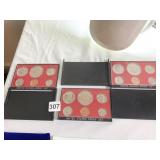 THREE 1976 USA PROOF SETS