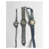 WRISTWATCHES LADIES SILVER TONE GOLD TONE