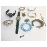 WRISTWATCHES LADIES GRUEN SEIKO TIMEX KEYRING J&L