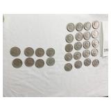 28 HALF DOLLARS - 1971-79