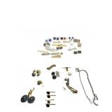 SEVERAL SETS CUFF LINKS, TIE TACKS ETC. IN BOX