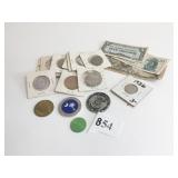 FOREIGN COINS AND JAPANESE PAPER MONEY 1936