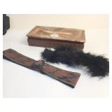 LARGE METAL KEY WITH STAND CAST IRON FIGURES AD