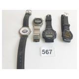 WRISTWATCHES CHAMPS SPORTS ACTION ETC.