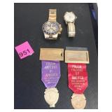 GOLD TONE INVICTA WRISTWATCH ZAN-DELL AUTOMATIC