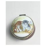 ALASTOR ENAMELS ENGLAND HINGED LIDDED BOX KITTENS