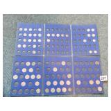 29 SILVER DIMES IN ALBUM & NICKEL ALBUM 28 COINS