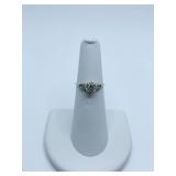 14K DIAMOND RING SETTING OPEN IN BACK SZ. 5.5