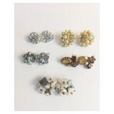 GROUP OF CLIP-ON EARRINGS