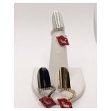 3 LIP/NAIL PINKY RINGS UNMARKED