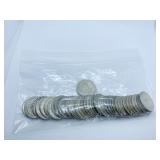 (40) 1964 BACK SILVER QUARTERS