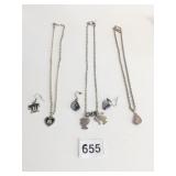 DRUZT PENDANT NECKLACE STEELER HEART PENDANT