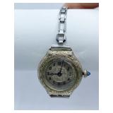 VINTAGE WATCH ENGRAVED BACK - SWISS WORKS