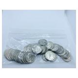 40 1964 BACK SILVER QUARTERS