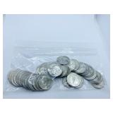 40 1964 BACK SILVER QUARTERS