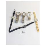 GROUP OF WRISTWATCHES QUARTZ TALKING WATCHES AND