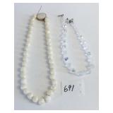 CRYSTAL BEAD NECKLACE MOR SHELL BEAD NECKLACE
