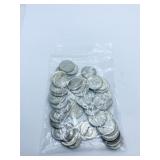 $5.00 - PRE- 1964 SILVER DIMES