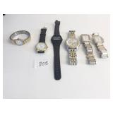 WRISTWATCH GROUP TWO SILVER TONE SEVILLE WATER