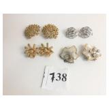 GROUP OF EARRINGS CORA KRAMER CASTLE CLIFF