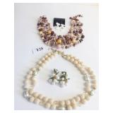 SHELL EARRINGS CARDED PEARL DANGLE EARRINGS MULTI