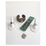 GUCCI WATCH BAND ORIG PACKAGING RINGS SIZE 8 CUFF