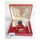 JEAN CARDOT 17 JEWELS LADIES WRISTWATCH ORIG BOX