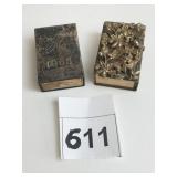 STERLING SILVER MATCH BOX COVER DATED 1965 METAL