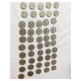 40- 1976 QUARTERS 10 QUARTERS - 1977 JUBILLE RED