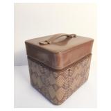 TRAVEL STORAGE BAG FASHION FAIR BROWN AND FAUX