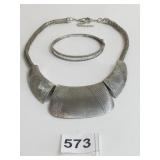 STERLING SILVER HINGED RHINESTONE BRACELET SILVER