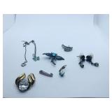 SLIDE W/ CZ CENTER 925, BUG PIN, EARRINGS, ETC.