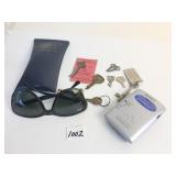 RAY BAN BLACK FRAME SUNGLASSES SONY WALKMAN