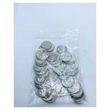 $5.00 - PRE- 1964 SILVER DIMES