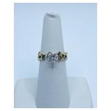 DIAMOND RING SZ. 7- SETTING SEPARATION 0.92 CARAT