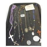 ASSORTED ROSARY BEADS VACCINATION PENDANT HUMANE