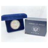 1999 SILVER EAGLE DOLLAR IN CASE