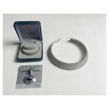 RHINESTONE CHOKER BOXED RHINESTONE BRACELET