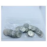 40 1964 BACK SILVER QUARTERS