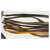BELTS INCL. LEATHER SZ. 40/42 SOME LIKE NEW ONE