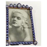MOVIE STAR PICTURE IN RHINESTONE FRAME 7.5" X