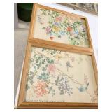 2 JAPANESE PRINTS 17.5 " X 13"