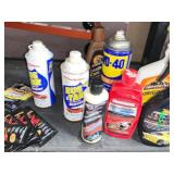 CHEMICALS WD-40, BUG & TAR REMOVER, ETC.