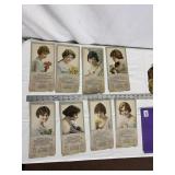 1921 MINERAL WAX CARBON CALENDAR PAGES WITH