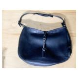 COACH BLACK LEATHER CLIP SOHO HOBO K2K-778 - 8