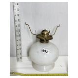 MILK GLASS OIL LAMP