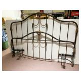 KING SIZE HEADBOARD AND FOOTBOARD FRAME ORNATE